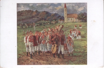 Kroatische Volkstracht HR 1932 95 003 ●